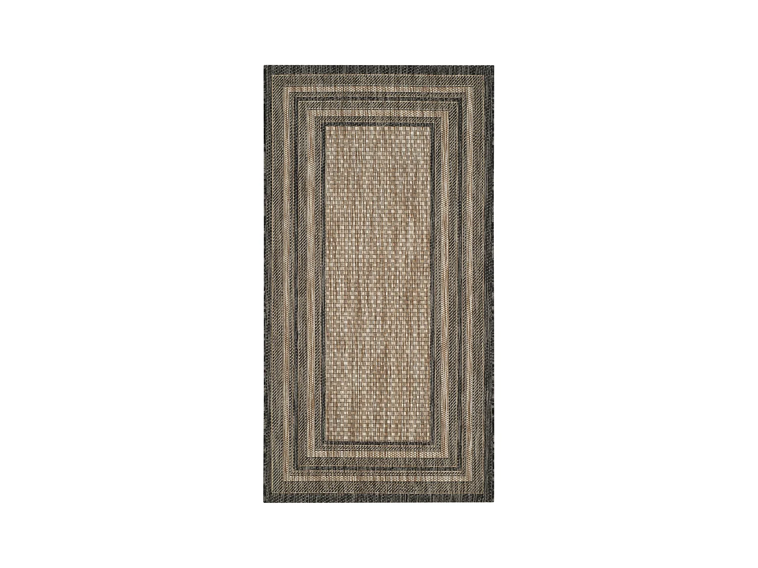 Tapis Naturel/Noir 79 X 152 cm - Anwen