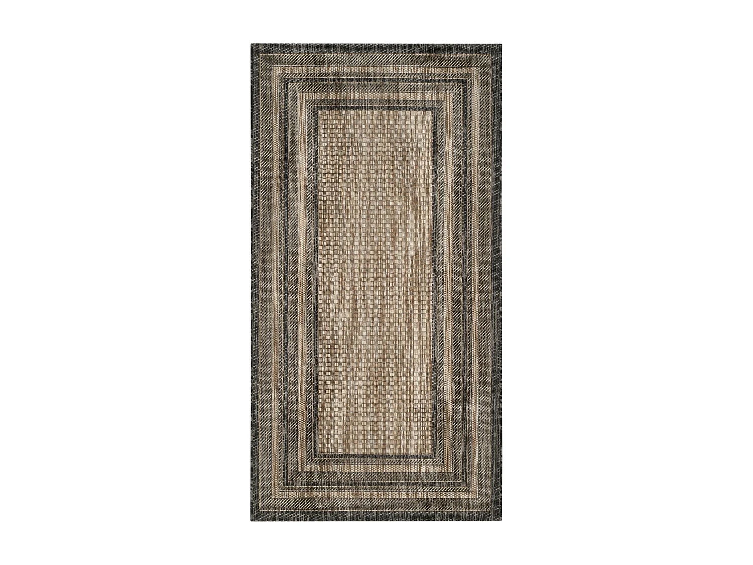 Tapis Naturel/Noir 79 X 152 cm - Anwen