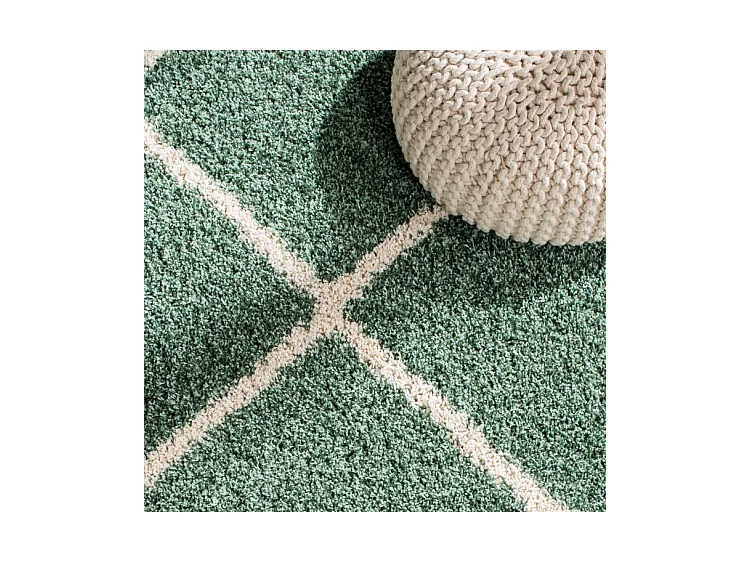 Tapis Vert/Ivoire 160 X 229 cm - Myla