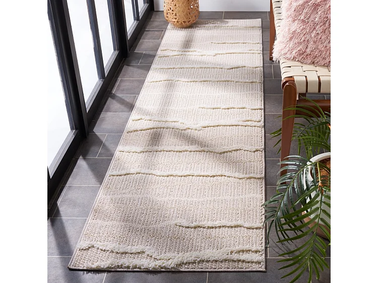 Tapis Beige/Ivoire 66 X 213 cm - Salem