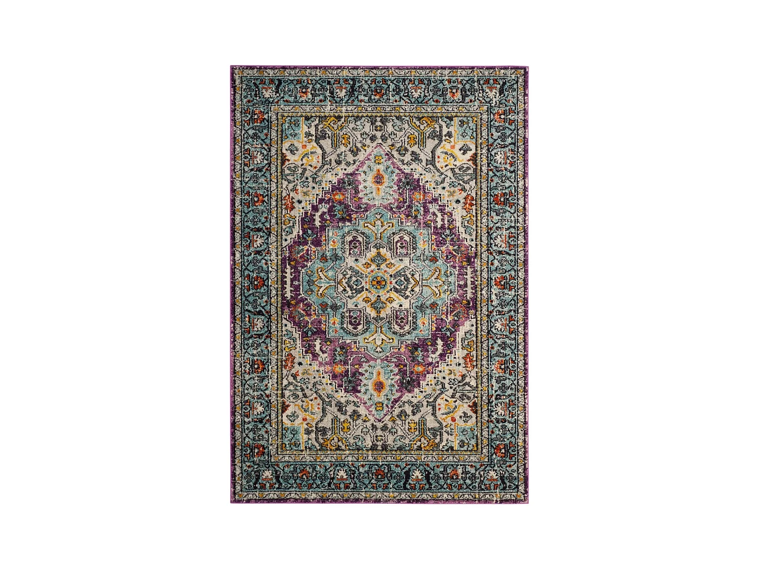 Tapis Violet/Bleu 183 X 274 cm - Arya Area