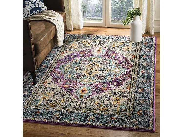 Tapis Violet/Bleu 183 X 274 cm - Arya Area