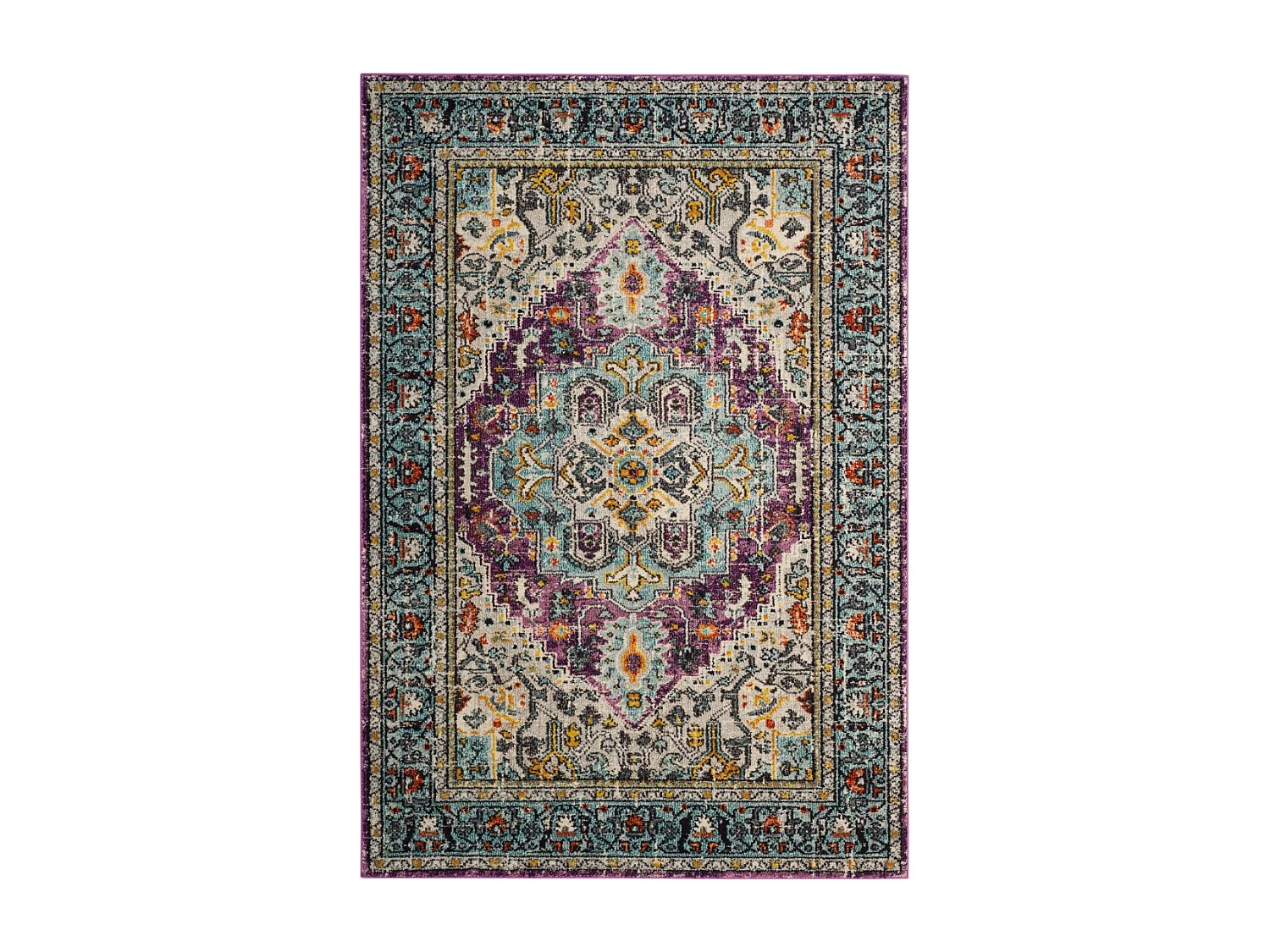 Tapis Violet/Bleu 183 X 274 cm - Arya Area