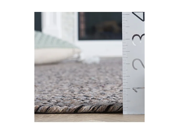 Tapis Ivoire/Gris Acier 122 X 122 cm - Hesper