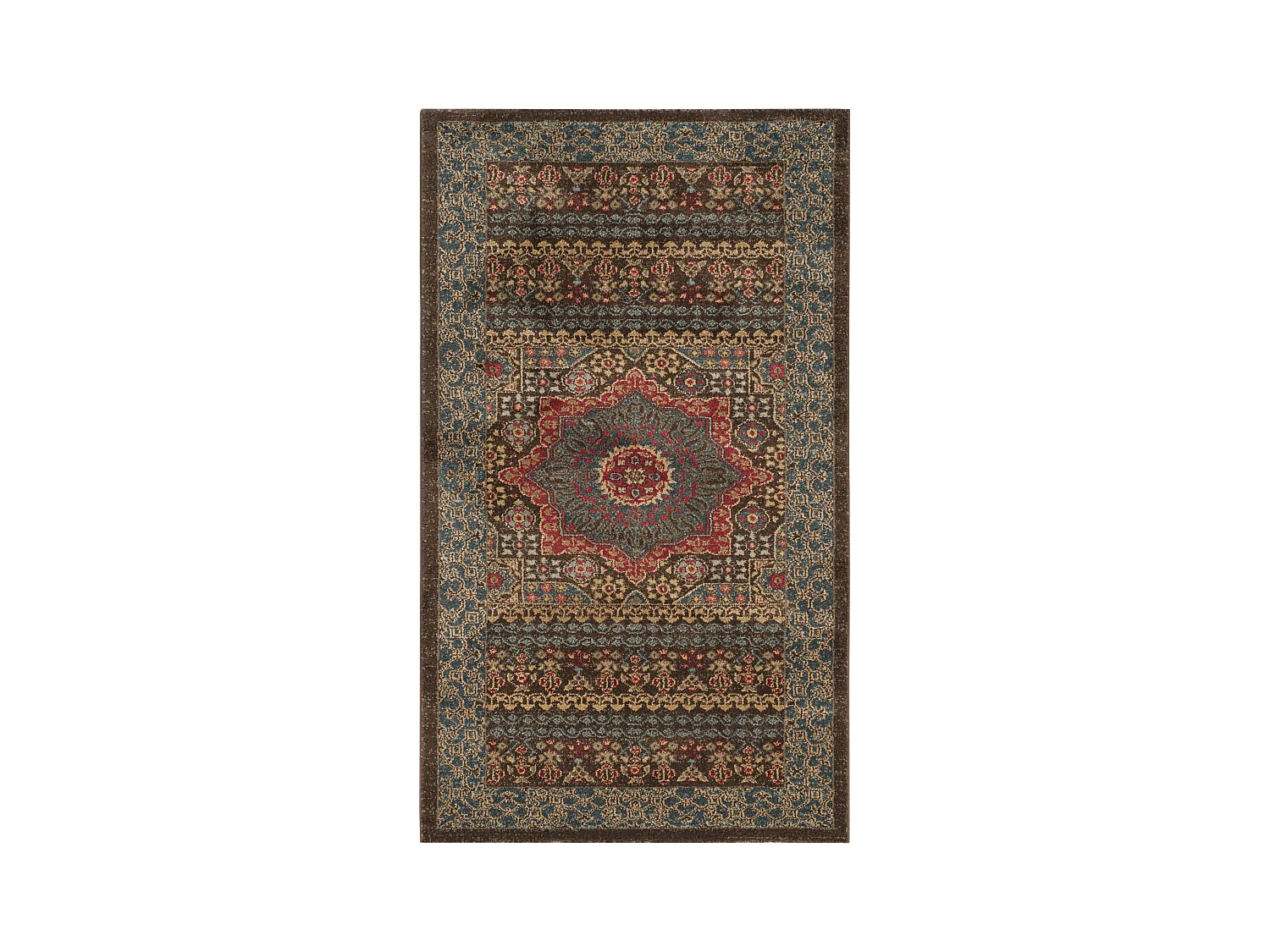 Tapis Bleu/Rouge 122 X 170 cm - Sutton