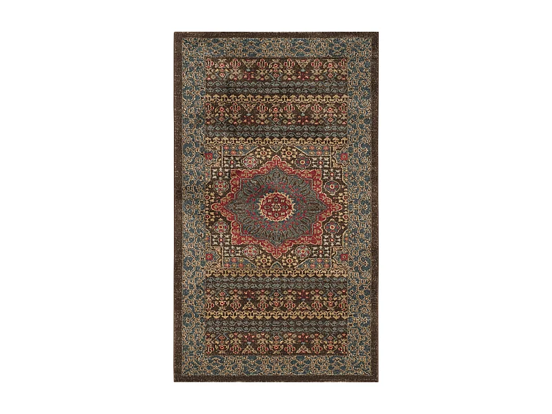 Tapis Bleu/Rouge 122 X 170 cm - Sutton