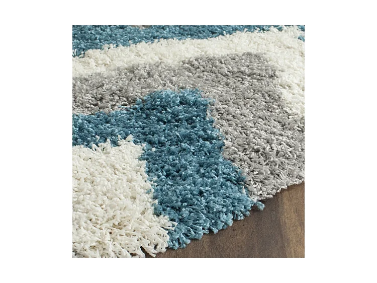 Tapis Neutre/Bleu 91 X 152 cm - Ashley