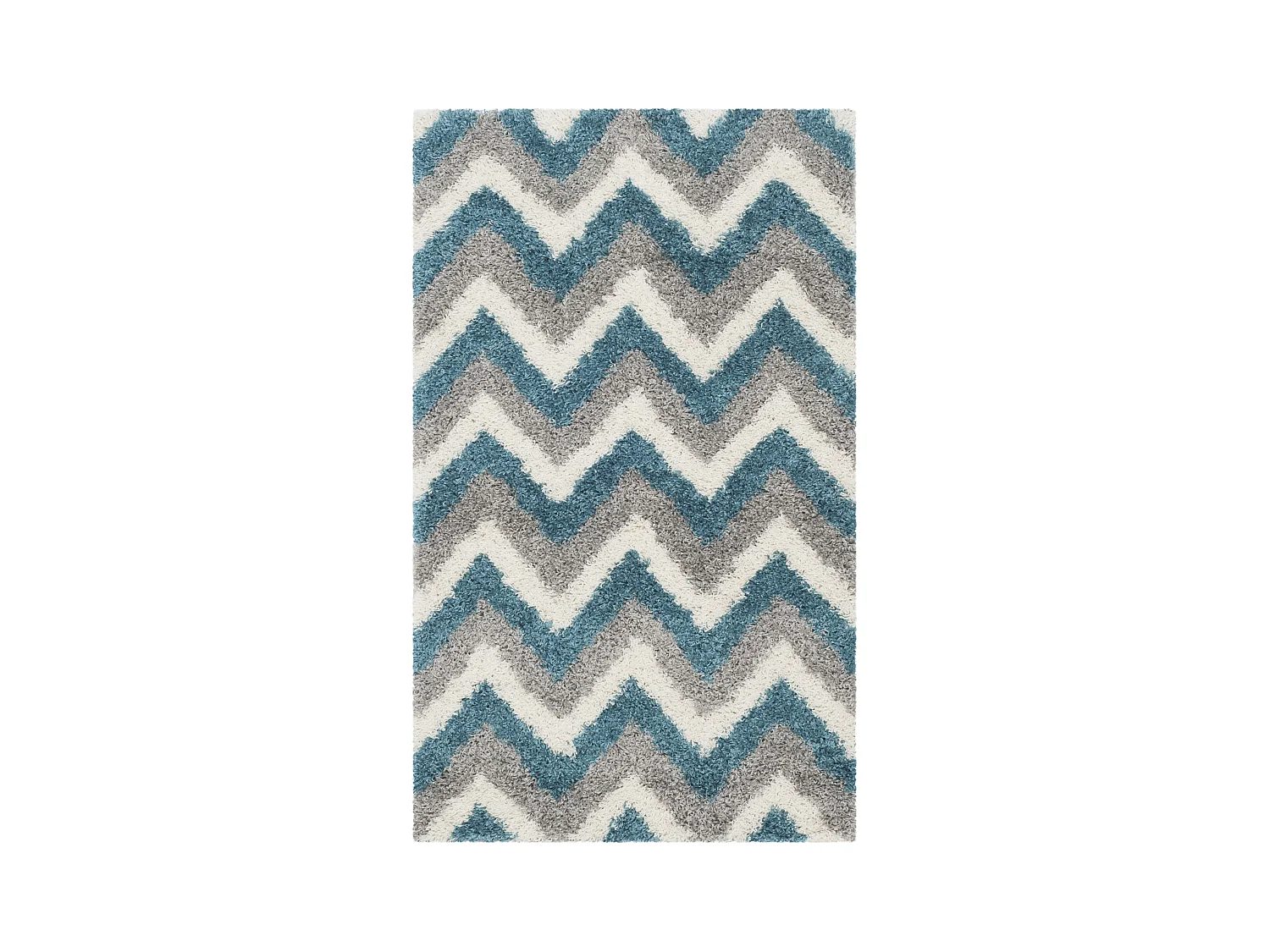 Tapis Neutre/Bleu 91 X 152 cm - Ashley