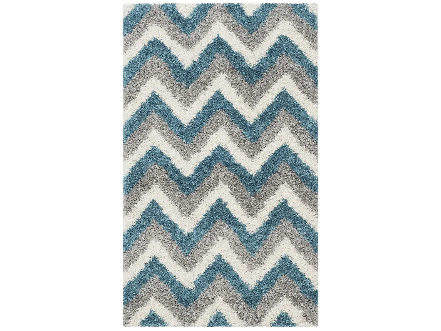 Tapis Neutre/Bleu 91 X 152 cm - Ashley