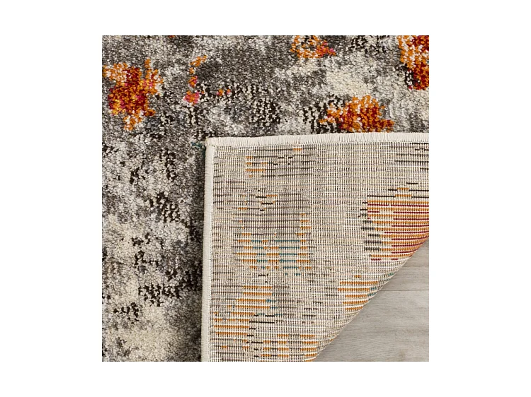 Tapis Gris/Orange 91 X 152 cm - Alec