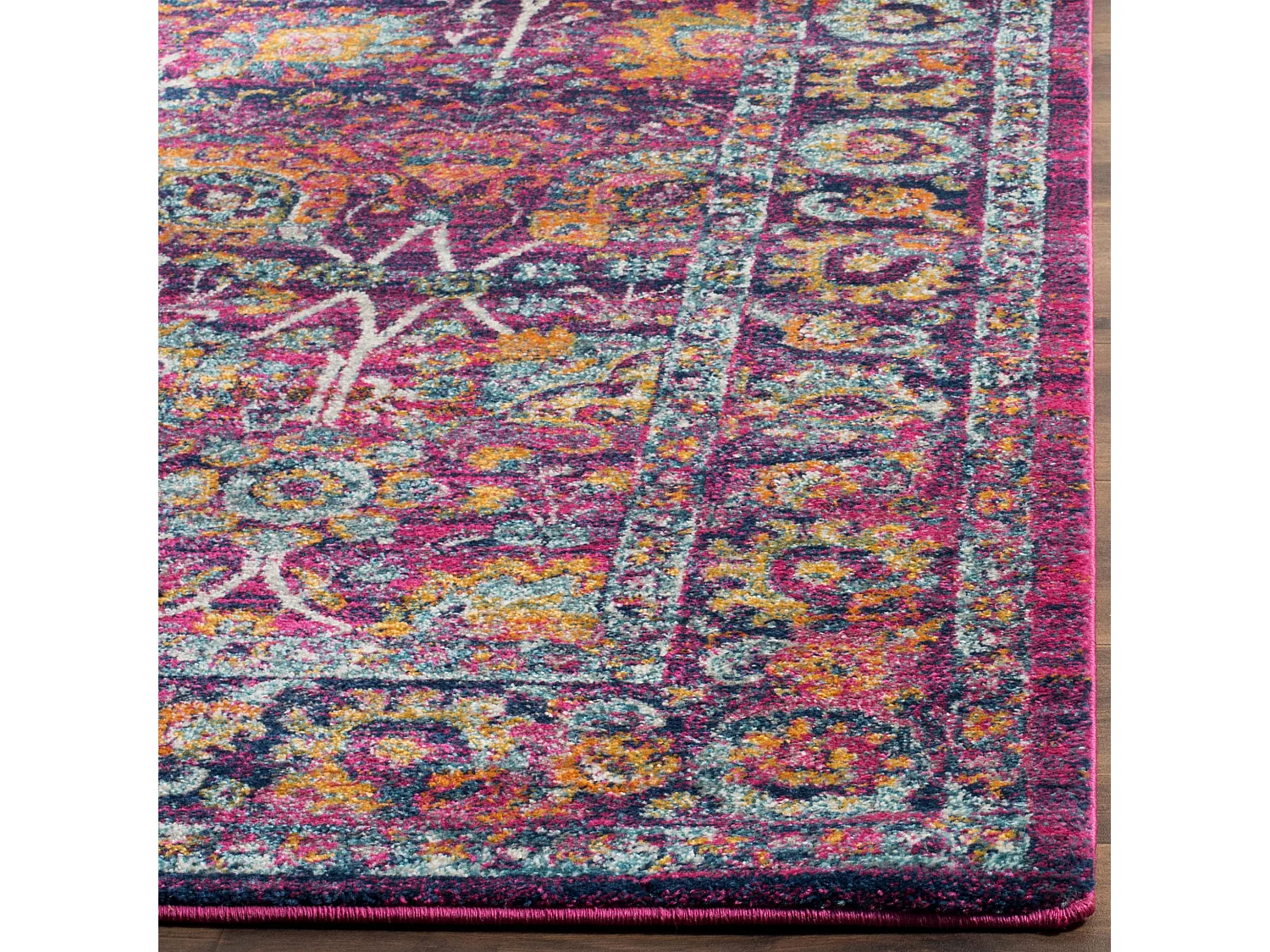 Tapis Rose/Multicolore 122 X 183 cm - Galena