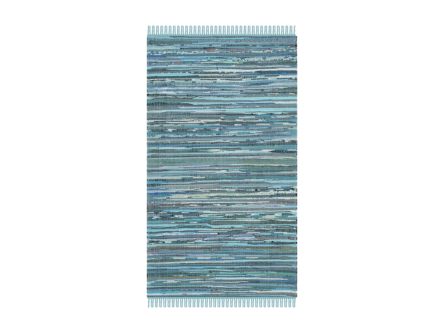Tapis Bleu/Multicolore 91 X 152 cm - Elena