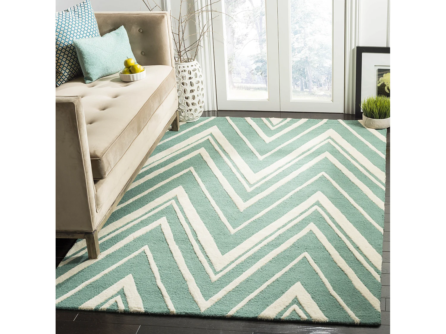 Tapis Bleu/Neutre 152 X 244 cm - Thessaly