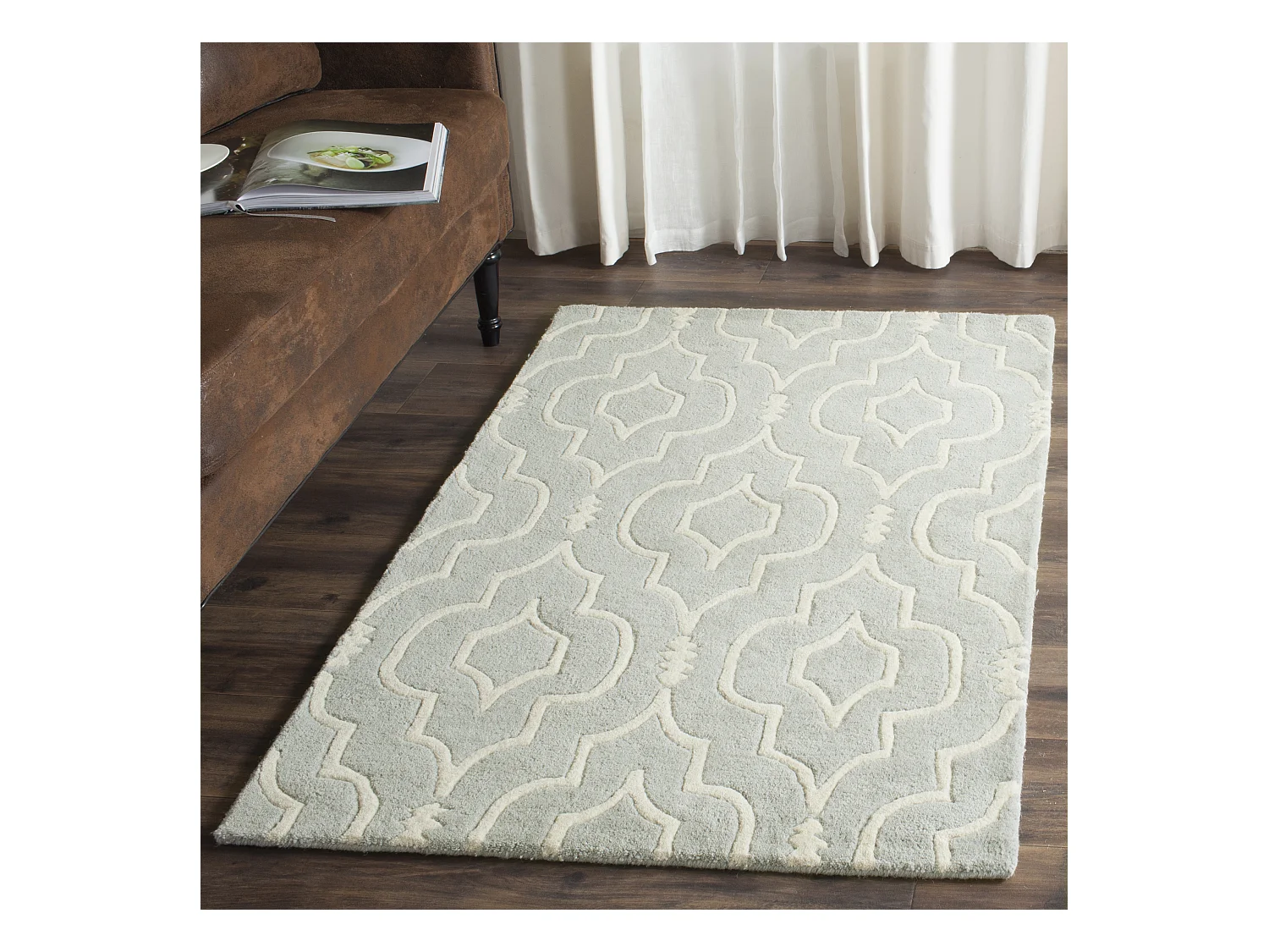 Tapis Gris/Neutre 91 X 152 cm - Ilaria