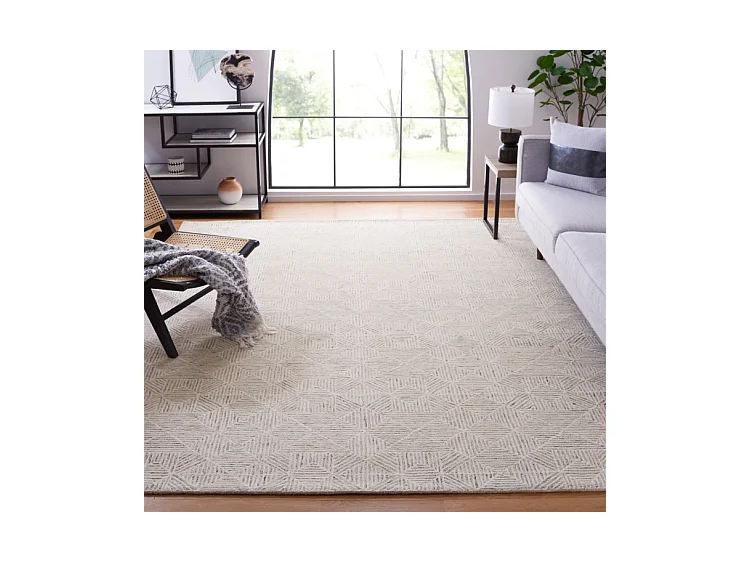 Tapis Ivoire/Bleu clair 244 X 305 cm - Delyth