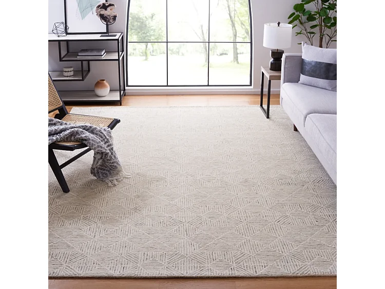 Tapis Ivoire/Bleu clair 244 X 305 cm - Delyth