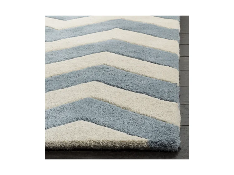 Tapis Bleu/Neutre 61 X 91 cm - Anneliese
