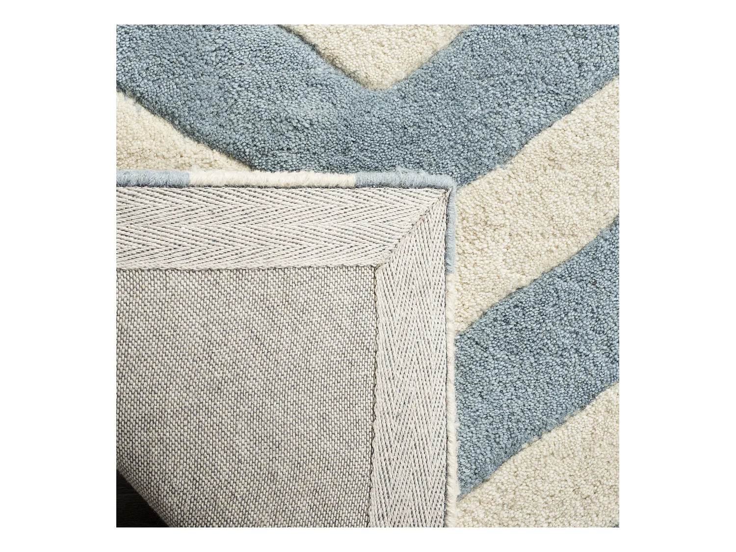 Tapis Bleu/Neutre 61 X 91 cm - Anneliese