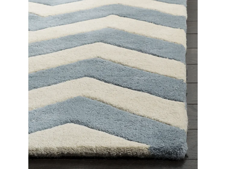 Tapis Bleu/Neutre 61 X 91 cm - Anneliese