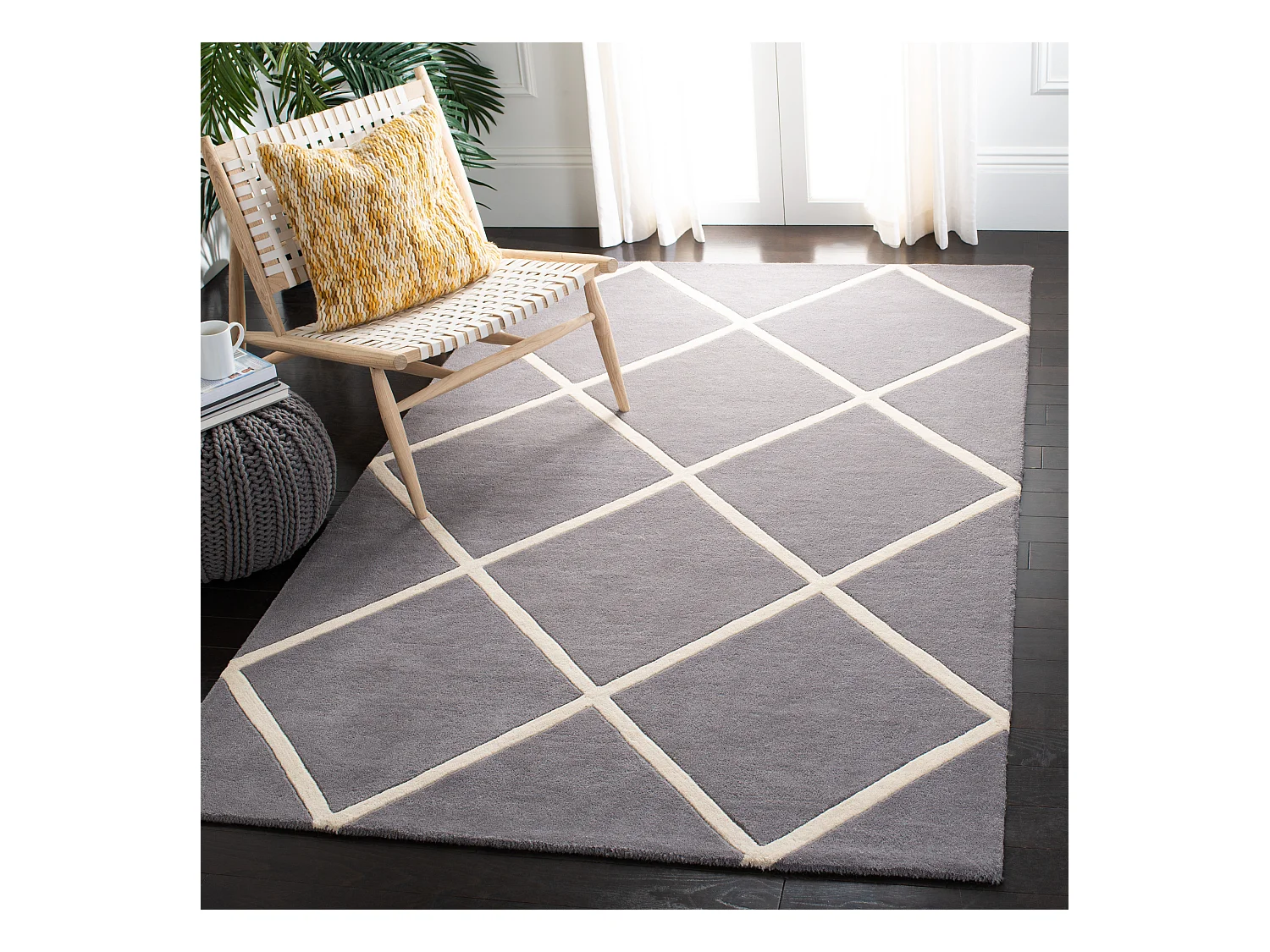 Tapis Gris/Neutre 152 X 244 cm - Eliza