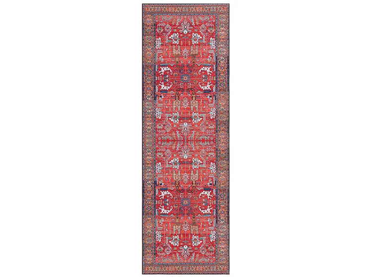 Tapis Rouge/Bleu 76 X 244 cm - Fiora
