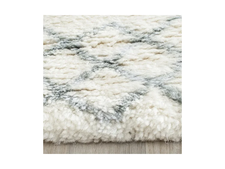 Tapis Neutre/Bleu 91 X 152 cm - Laszlo