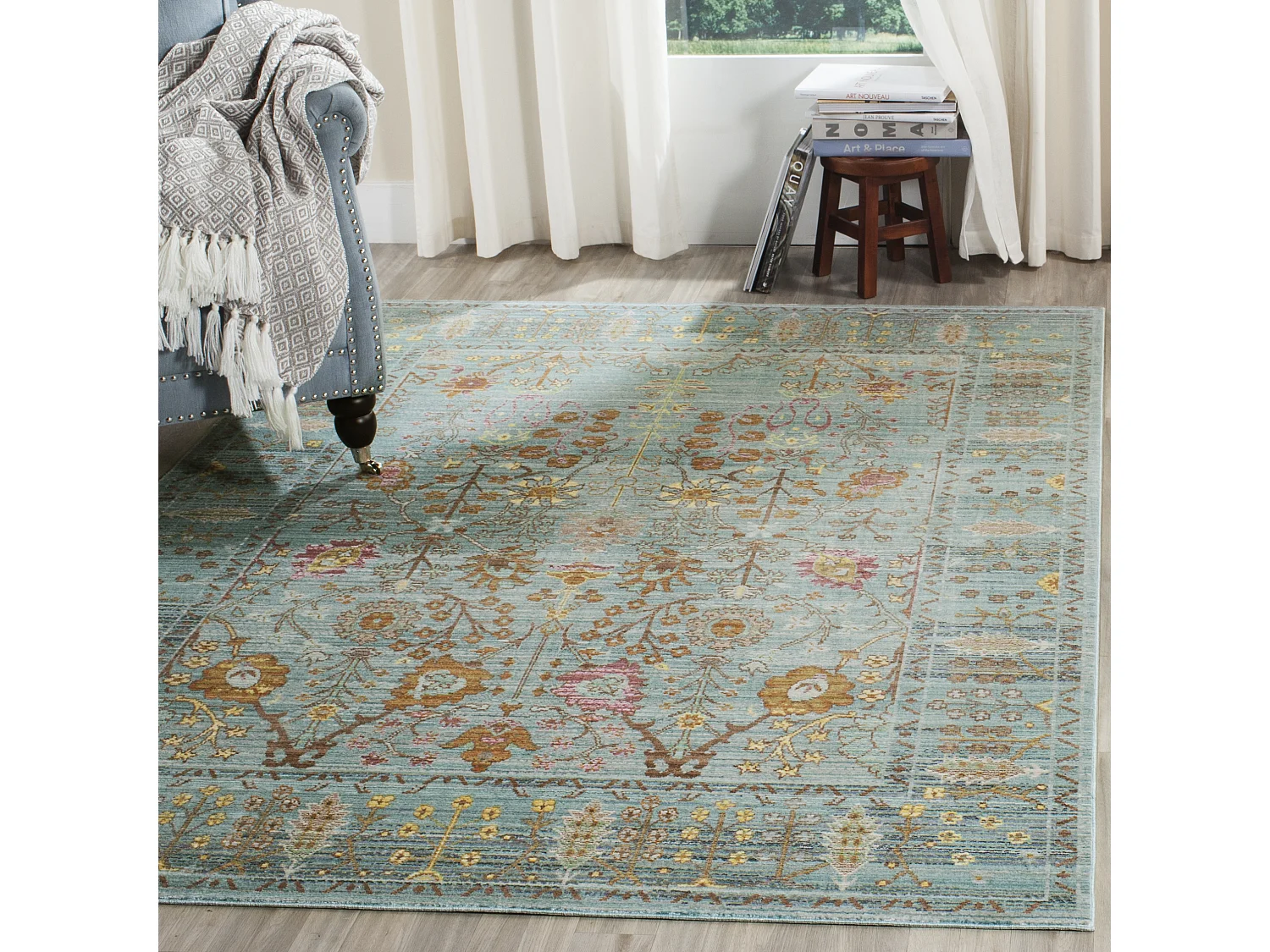Tapis Bleu 122 X 183 cm - Tatum