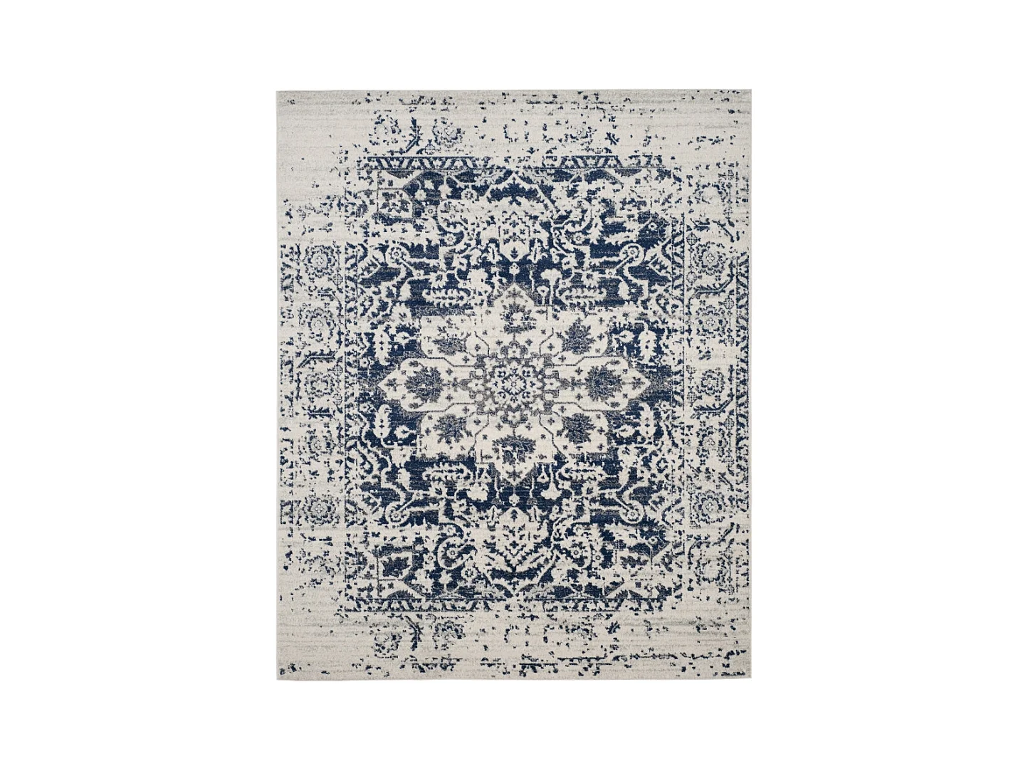 Tapis Neutre/Bleu Marine 274 X 366 cm - Merryl