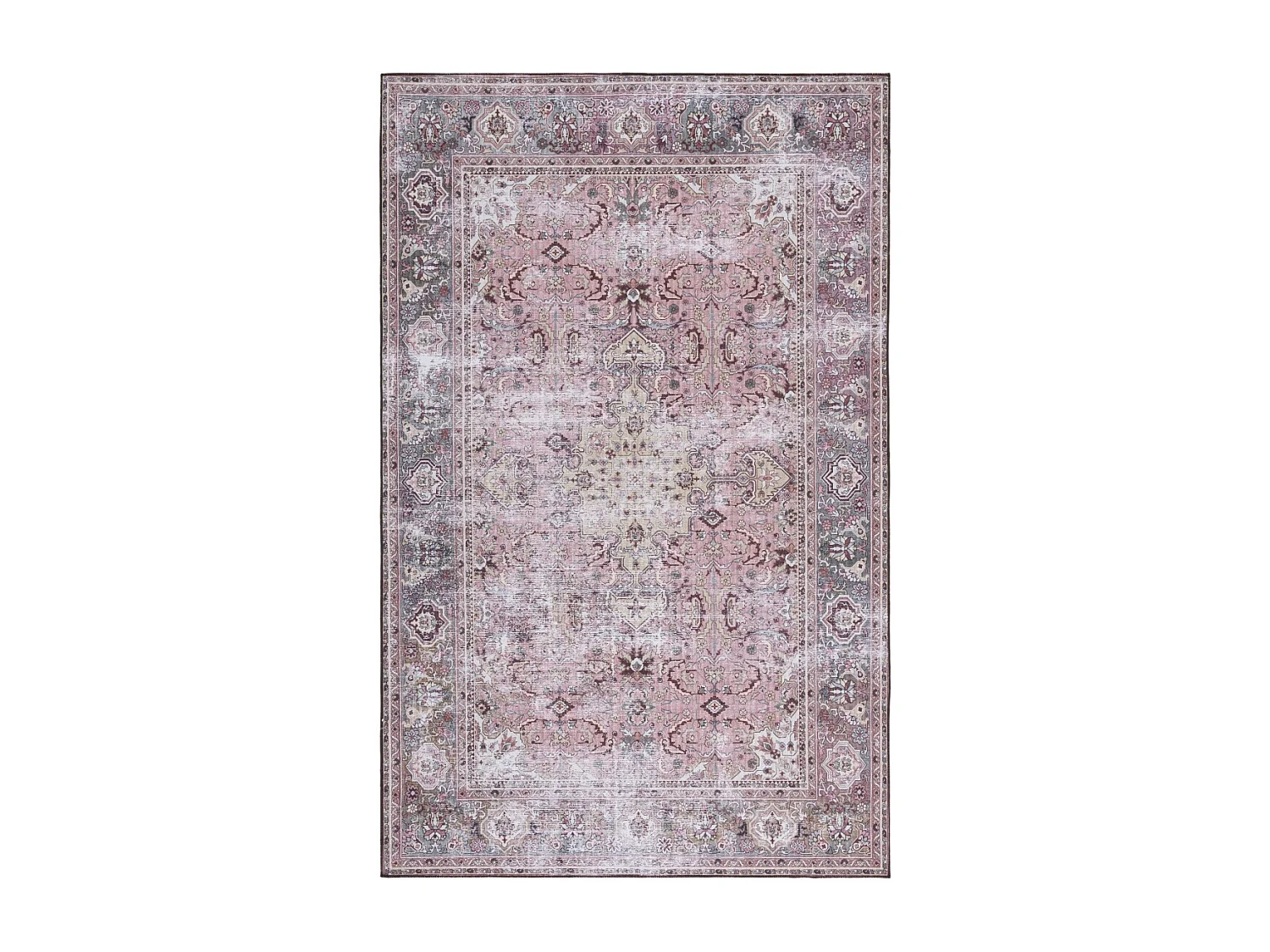 Tapis Rose/Beige 122 X 183 cm - Dahliana