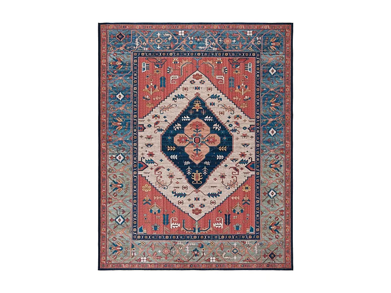 Tapis Rouille/Bleu 274 X 366 cm - Bishop
