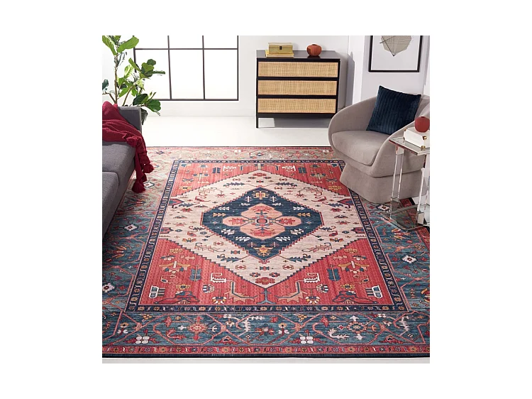 Tapis Rouille/Bleu 274 X 366 cm - Bishop