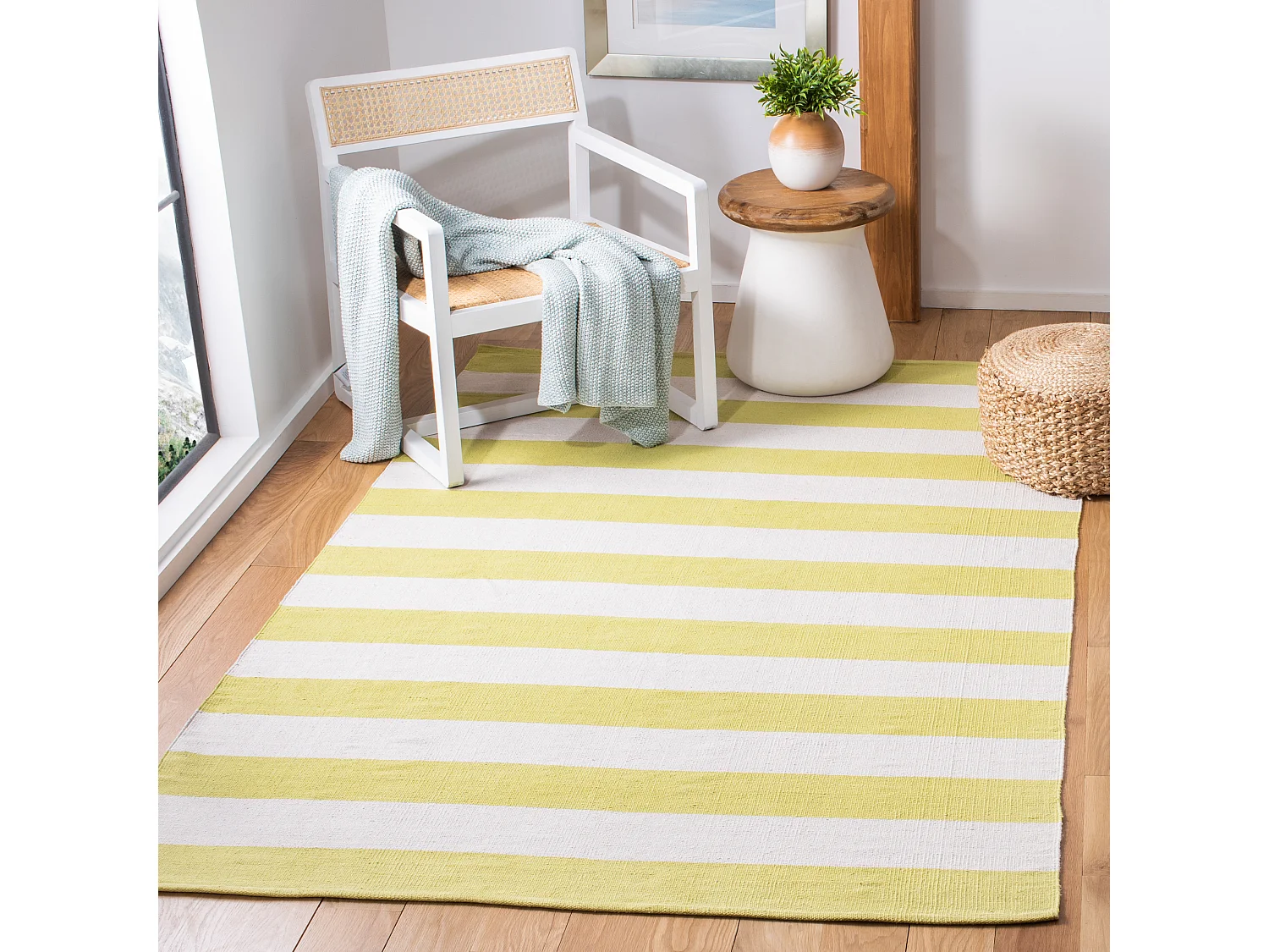 Tapis Vert/Neutre 152 X 244 cm - Lala