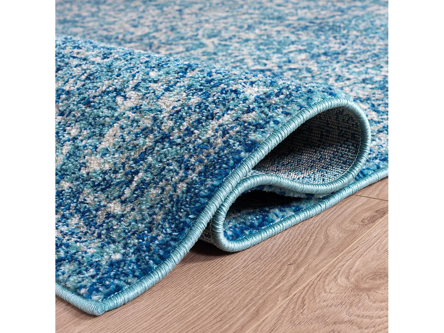 Tapis Bleu/Neutre 122 X 183 cm - Aria