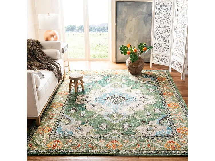 Tapis Vert/Bleu 274 X 366 cm - Milà