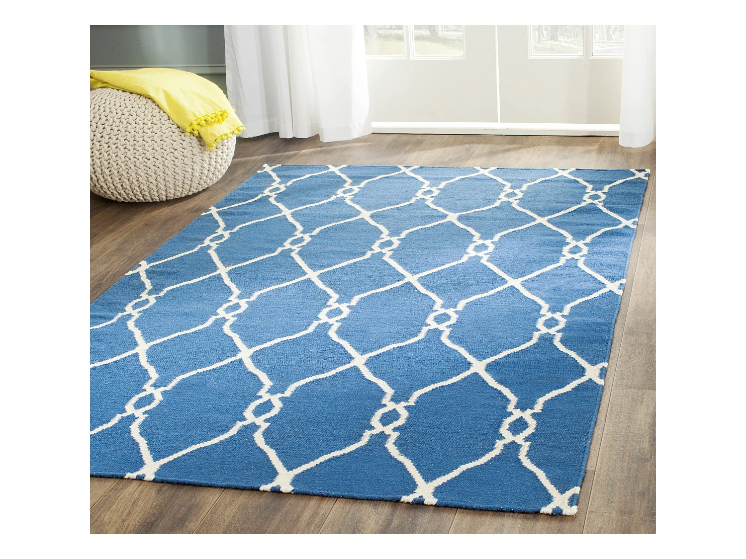 Tapis Bleu Marine 91 X 152 cm - Shena