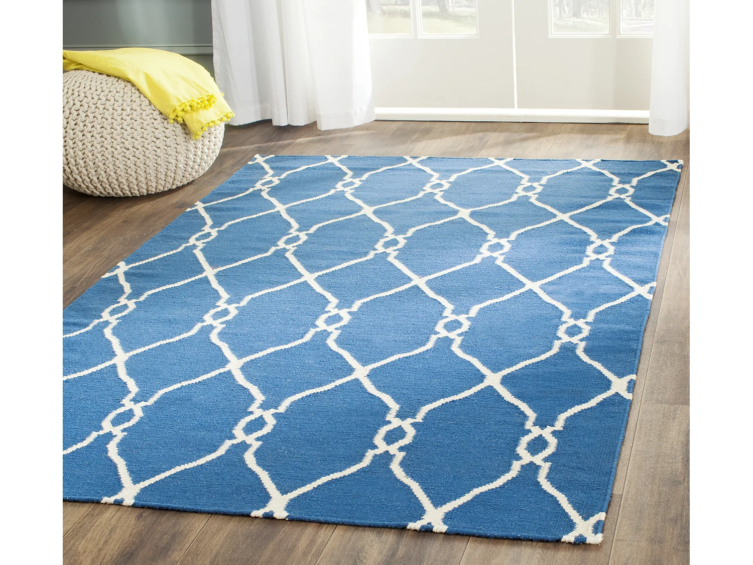 Tapis Bleu Marine 91 X 152 cm - Shena