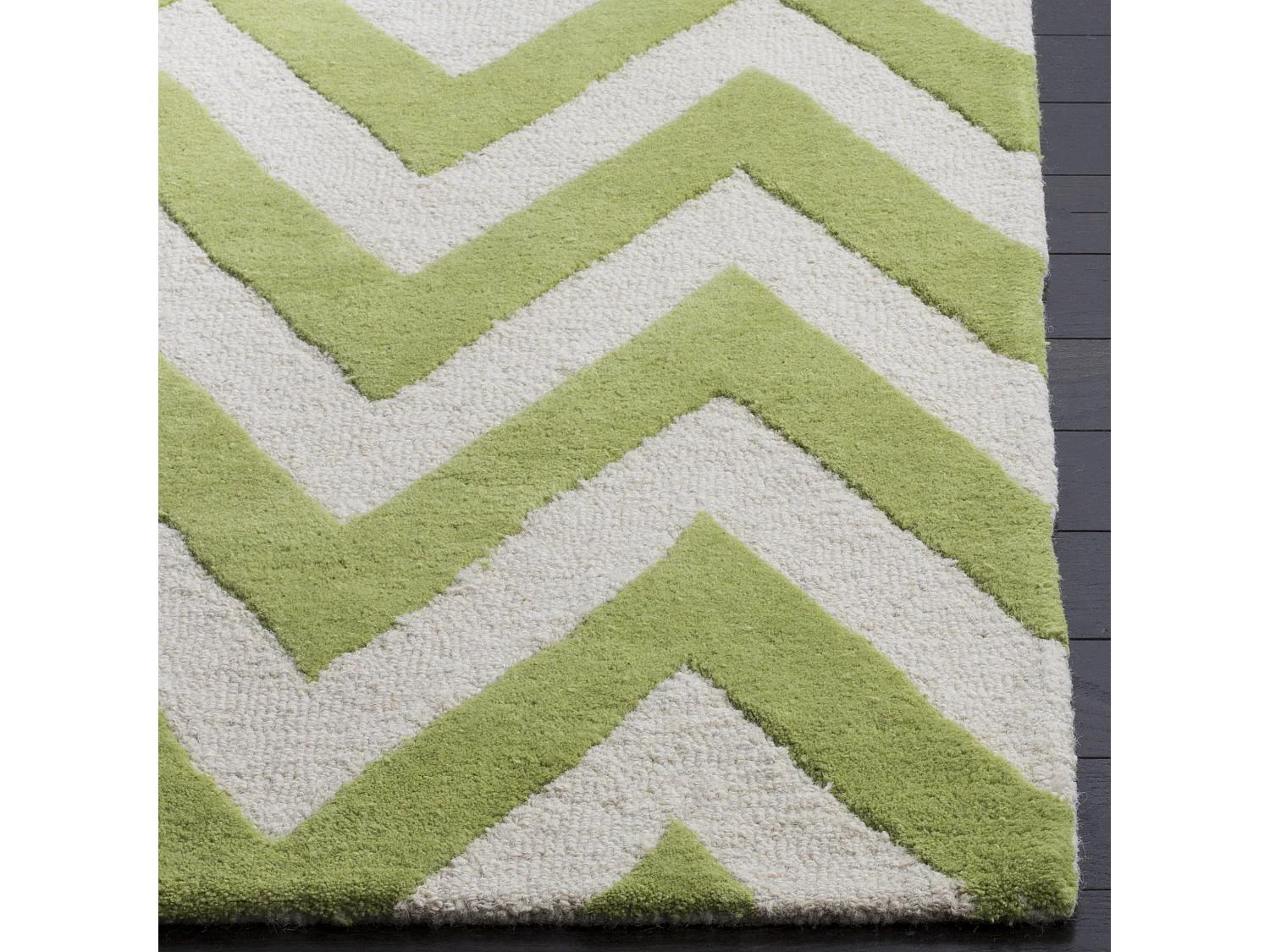 Tapis Vert/Neutre 122 X 183 cm - Stella