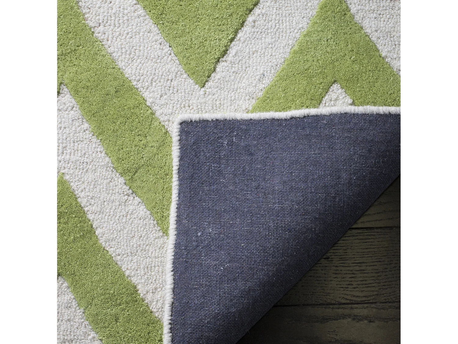 Tapis Vert/Neutre 122 X 183 cm - Stella