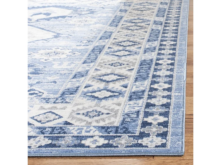 Tapis Bleu/Neutre 61 X 244 cm - Kathleen