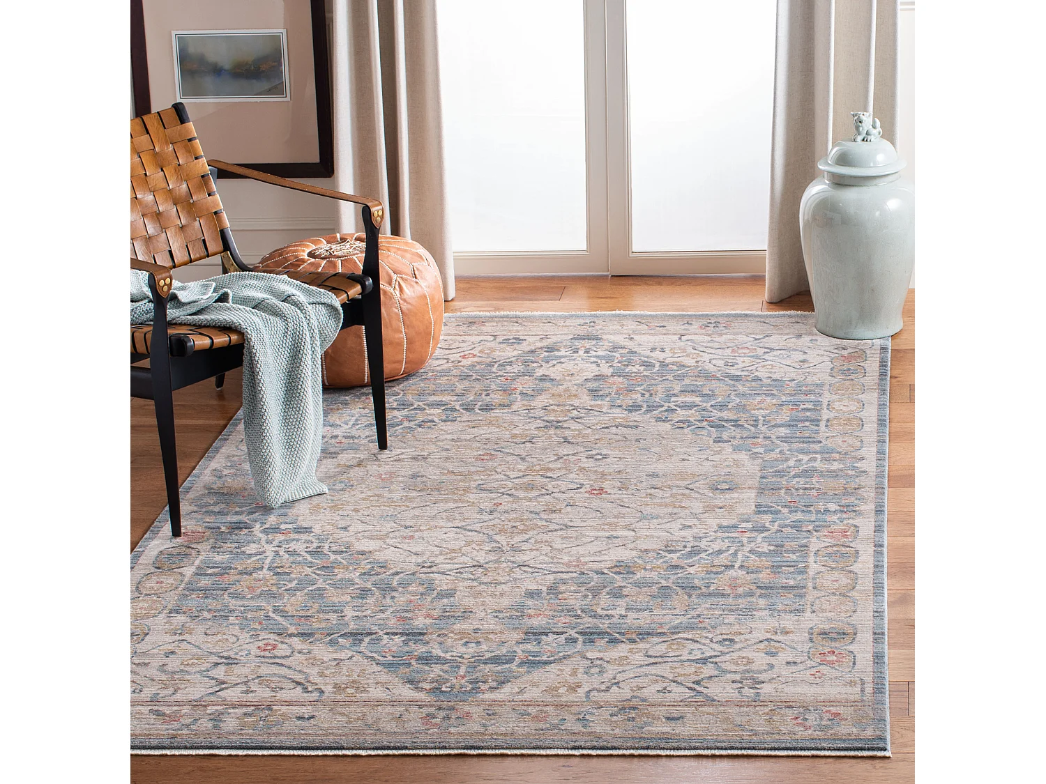 Tapis Bleu/Neutre 122 X 183 cm - Serenity