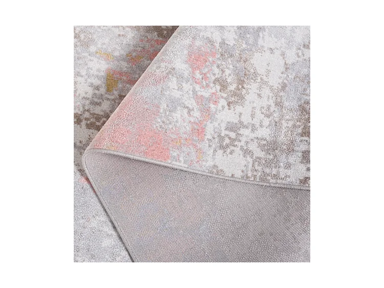 Tapis Rose/Gris 201 X 201 cm - Marcelline