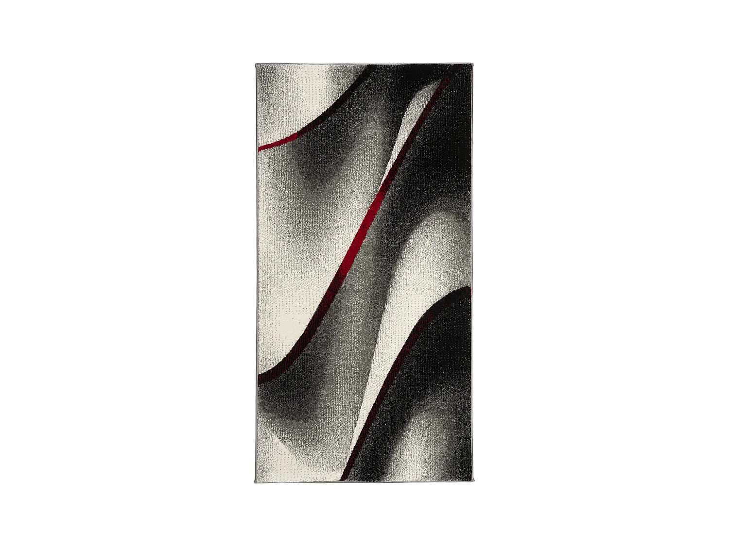 Tapis Gris/Rouge 79 X 152 cm - Eliana