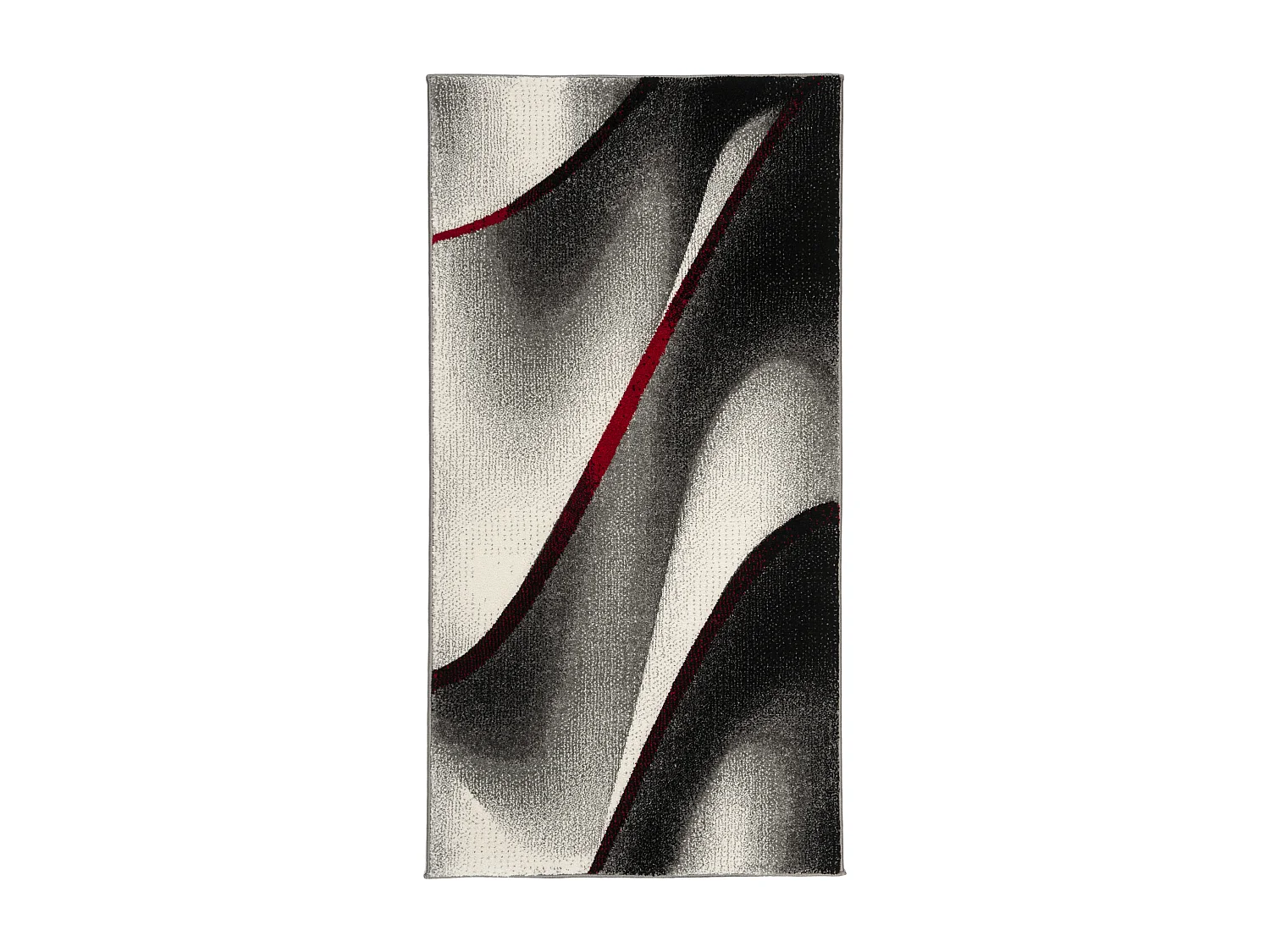Tapis Gris/Rouge 79 X 152 cm - Eliana