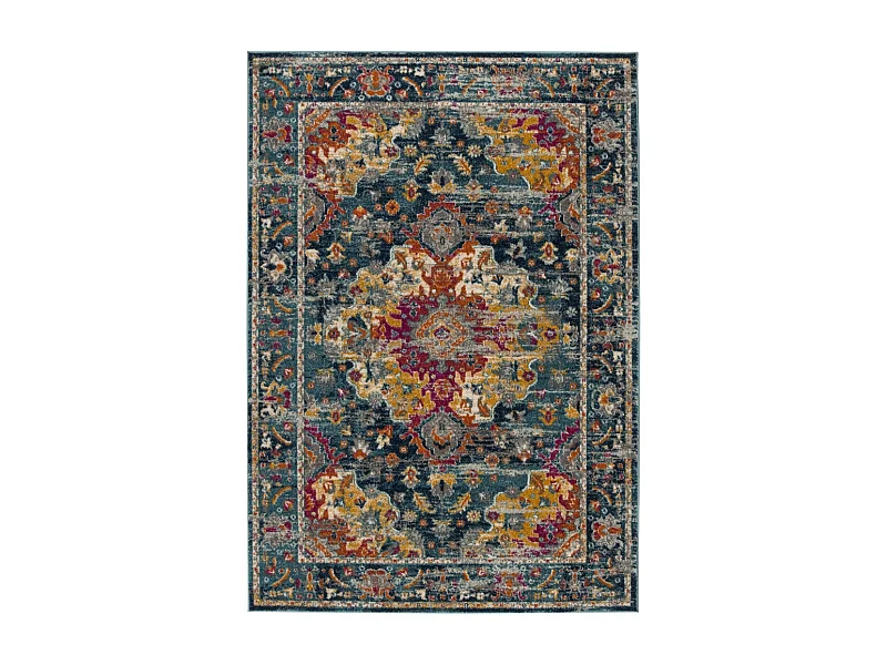 Tapis Sarcelle/Fuschia 160 X 229 cm - Shannon