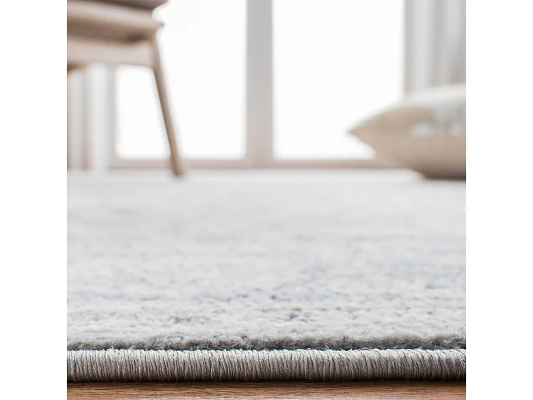 Tapis Gris clair/Ivoire 122 X 183 cm - Melany