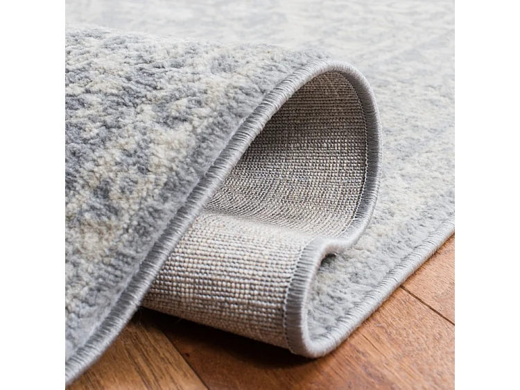 Tapis Gris clair/Ivoire 122 X 183 cm - Melany