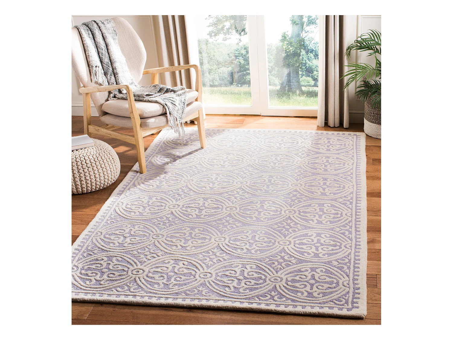 Tapis Violet/Neutre 183 X 274 cm - Roby