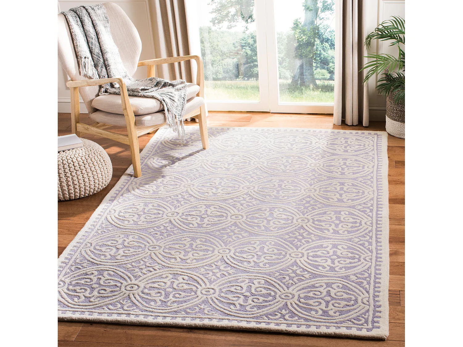 Tapis Violet/Neutre 183 X 274 cm - Roby