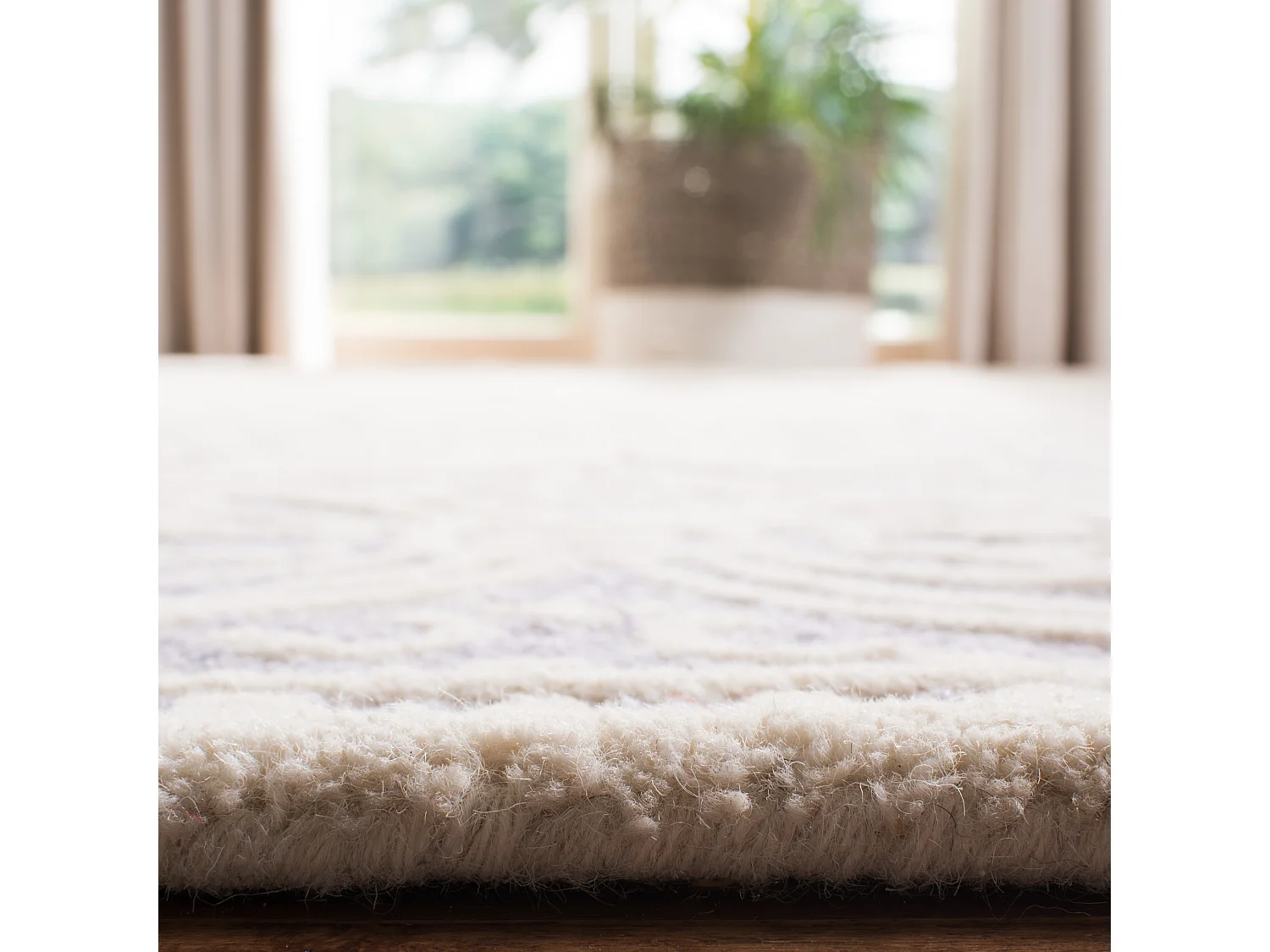 Tapis Lavande/Ivoire 183 x 274 cm - Roby