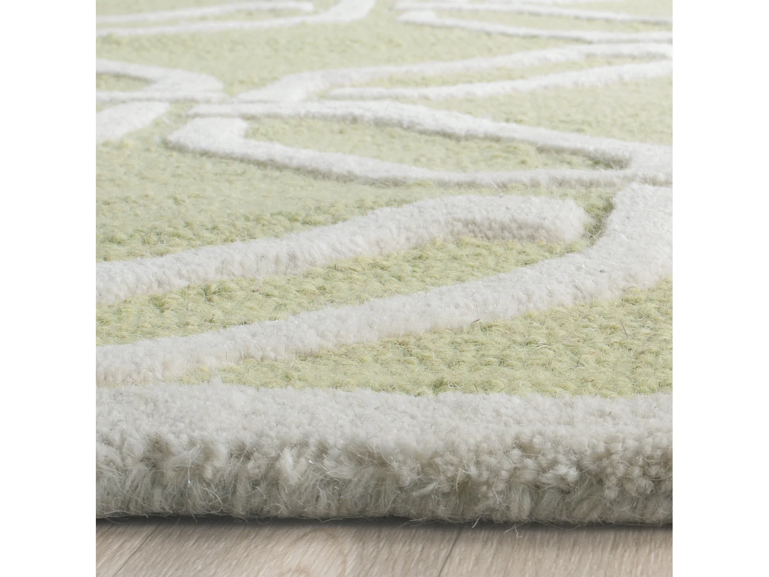 Tapis Vert/Neutre 122 X 183 cm - Mollie